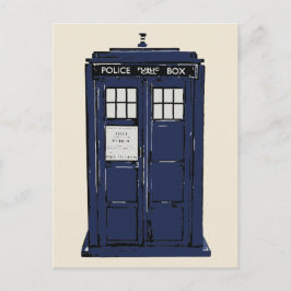 Postal Caja de llamadas pública de la policía