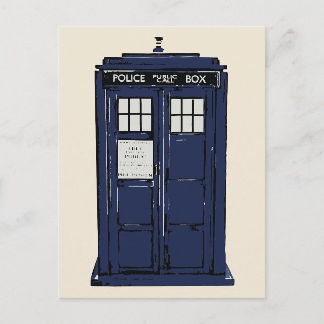 Postal Caja de llamadas pública de la policía (Anverso)