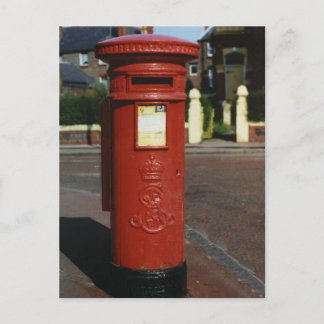 Postal Caja de Pilar del Edward VII británico