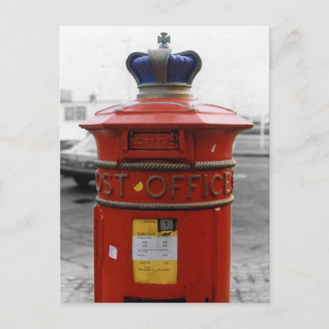 Postal Caja de pilares británica victoriana - Liverpool S (Anverso)
