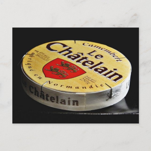 Postal Caja de queso Camembert (Anverso)