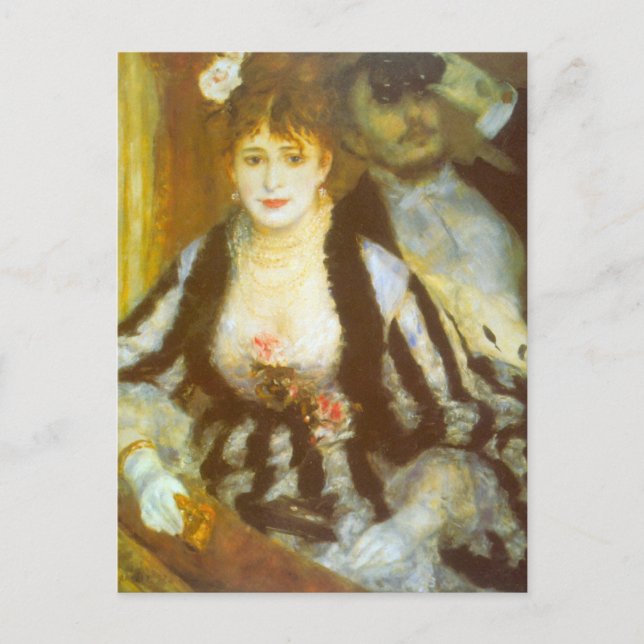 Postal Caja de teatro de Pierre Renoir, Bella Artes de ép (Anverso)