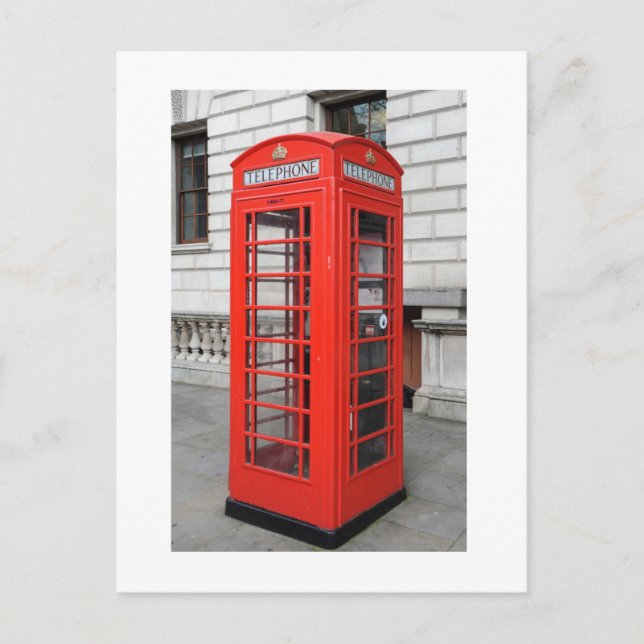 Postal Caja de teléfonos de Londres (Anverso)