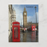 Caja de teléfonos de Londres y Big Ben (St.K.