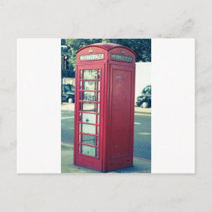 Postal Caja de teléfonos de Red London