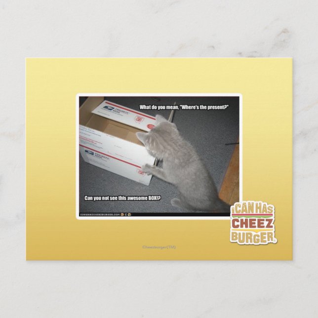 Postal Caja impactante (Anverso)