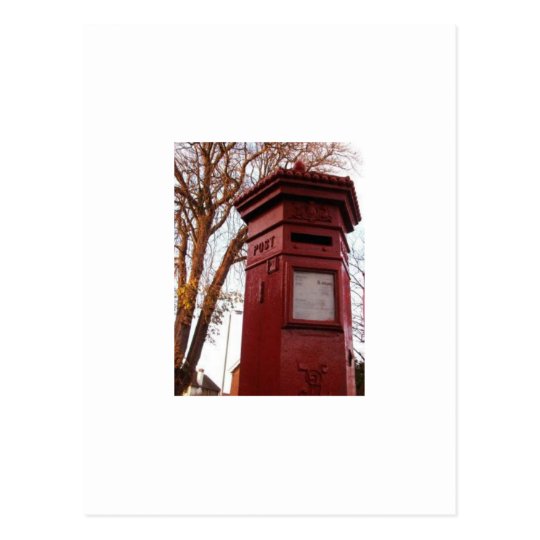 Postal - caja inglesa del poste del Victorian