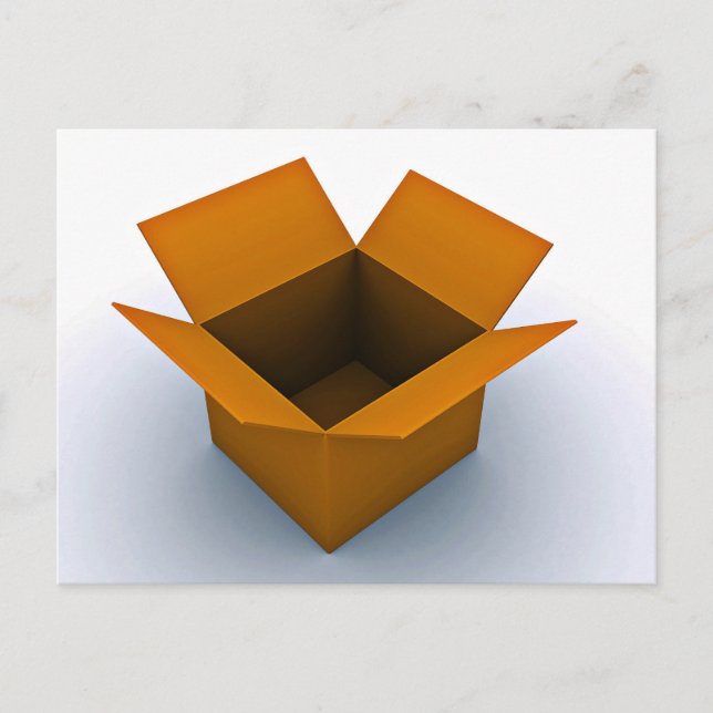 Postal Caja vacía digital (Anverso)