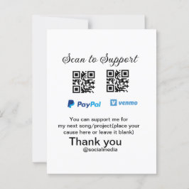 Postal Caja virtual de ayuda a través de código q donació