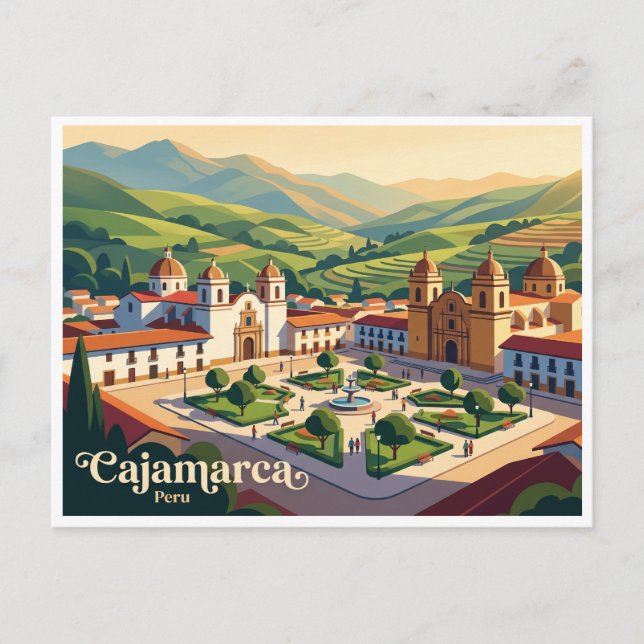 Postal Cajamarca Perú (Anverso)