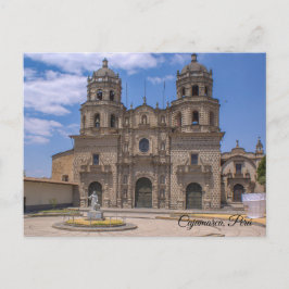 Postal Cajamarca, Perú, Iglesia San Francisco