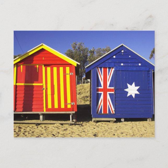 Postal Cajas de baño, Middle Brighton Beach, Port 2 (Anverso)