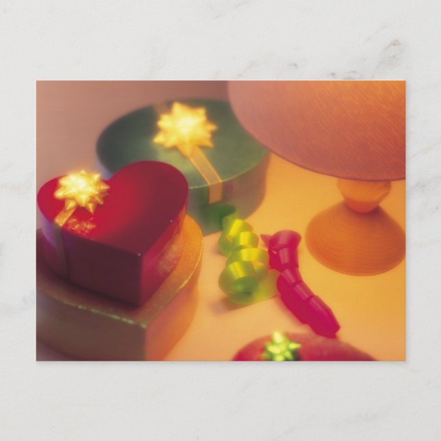 Postal Cajas de regalo para el corazón (Anverso)