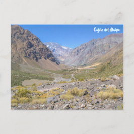 Postal Cajón del Maipo, Chile