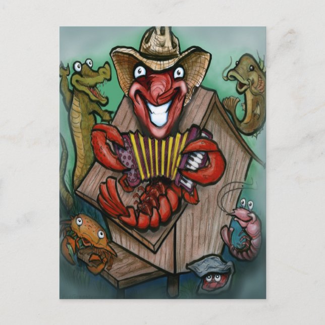 Postal Cajún (Anverso)