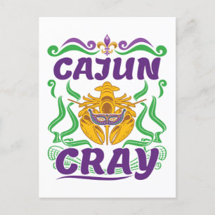 Postal Cajun Cray Crawfish Hervir Louisiana Nueva Orleans