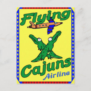 Postal Cajunes voladores