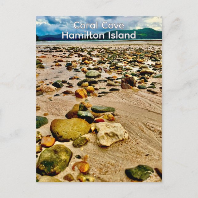 Postal Cala Coral, Isla Hamilton, Queensland (Anverso)