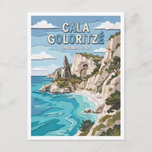 Postal Cala Goloritzé Baunei Italia