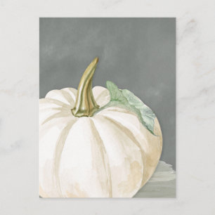 Postal Calabaza blanca de otoño