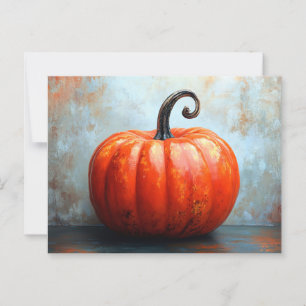 Postal Calabaza con estropajo curvo