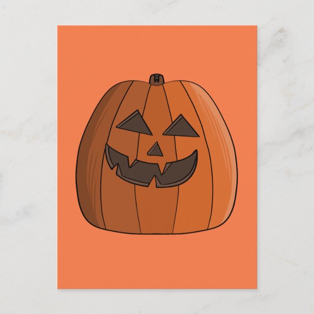 Postal Calabaza Cool (Anverso)