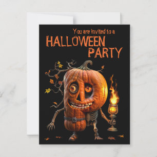 Postal Calabaza de Halloween