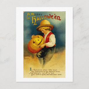 Postal Calabaza de Halloween