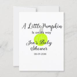 Postal Calabaza de neón verde calabaza pequeña está en ca
