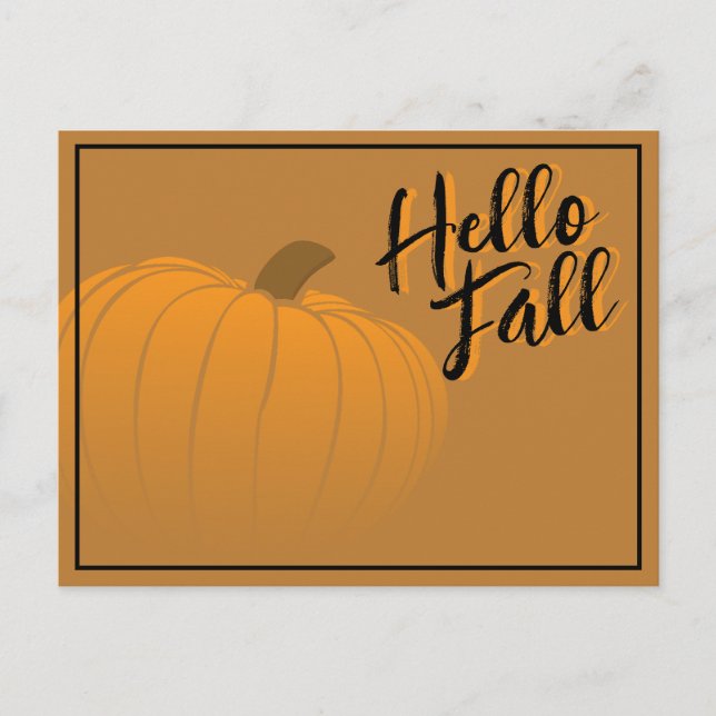 Postal Calabaza de Ombre (Anverso)