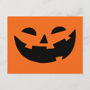 Postal Calabaza Feliz