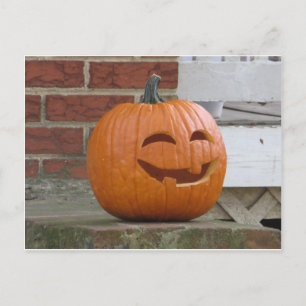 Postal Calabaza feliz