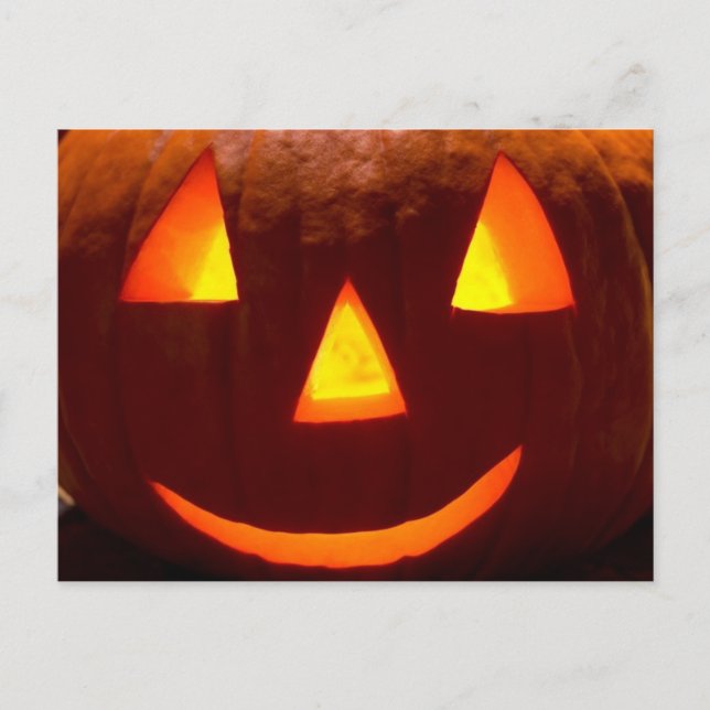 Postal Calabaza feliz (Anverso)