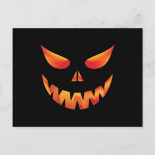 Postal Calabaza feliz de Halloween