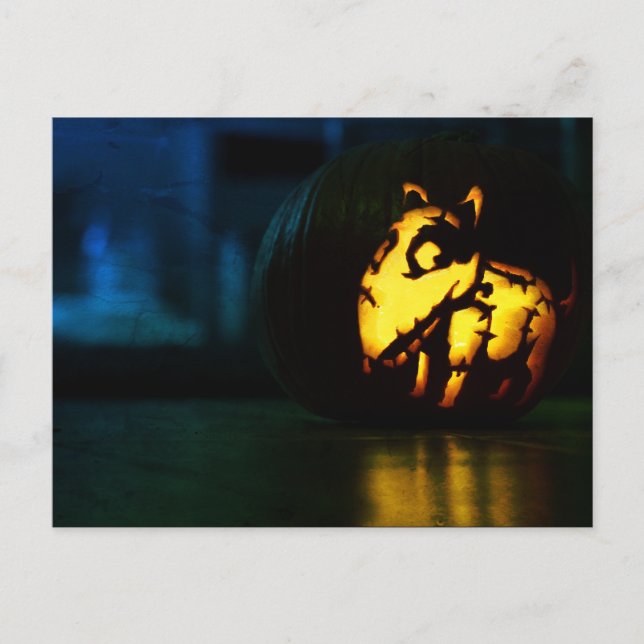 Postal Calabaza Frankenweenie (Anverso)