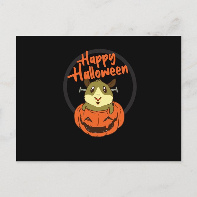 Postal Calabaza Halloween (Anverso)