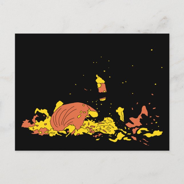 Postal Calabaza hueca (Anverso)