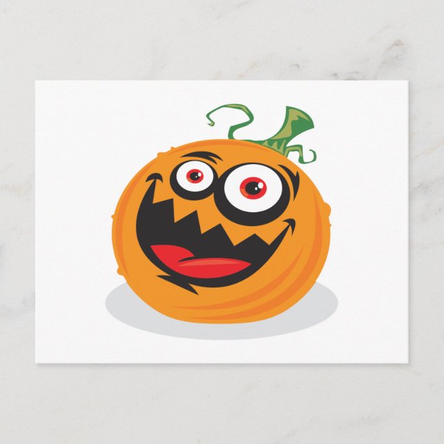Postal Calabaza loca (Anverso)