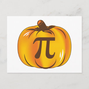 Postal Calabaza pi - Feliz Halloween