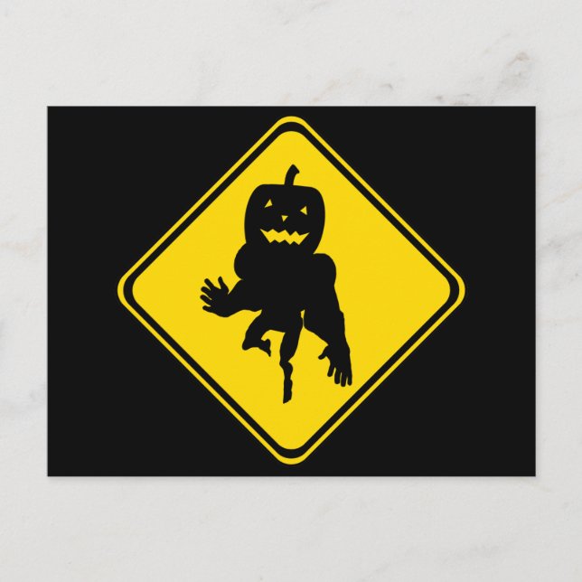Postal ¡Calabaza Por Delante! (Anverso)