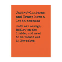 Calabaza y Chiste de Halloween de Trump