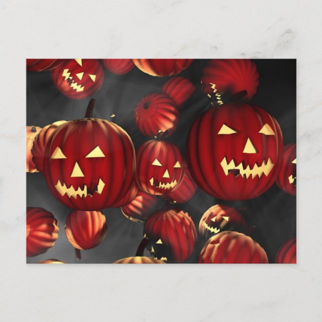 Postal Calabazas de Halloween (Anverso)