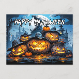 Postal Calabazas de mal comportamiento después de la oscu