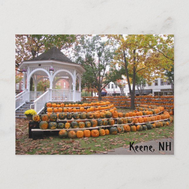 Postal Calabazas en Keene, NH (Anverso)