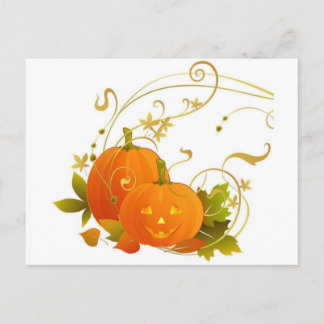 Postal Calabazas felices