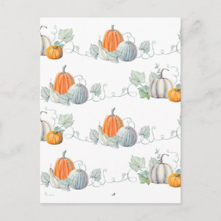 Postal Calabazas otoñales1