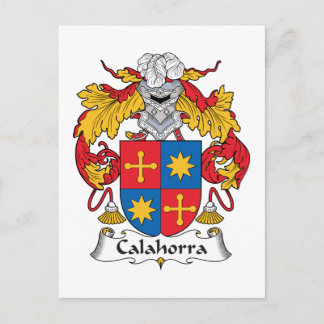 Postal Calahorra Family Crest