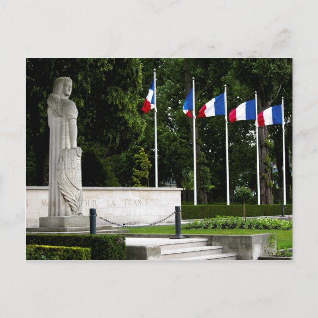 Postal Calais, Francia (Anverso)