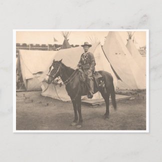 Postal Calamity Jane a caballo alrededor de 1900