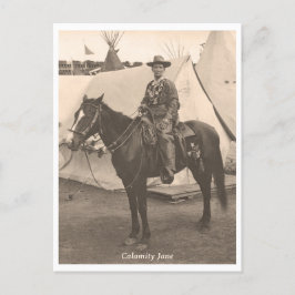 Postal Calamity Jane en Horseback